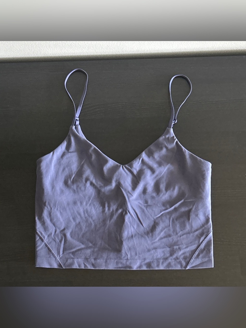 lululemon Align Cropped Cami Tank Top A/B Cup -- Nightfall (size 10)
